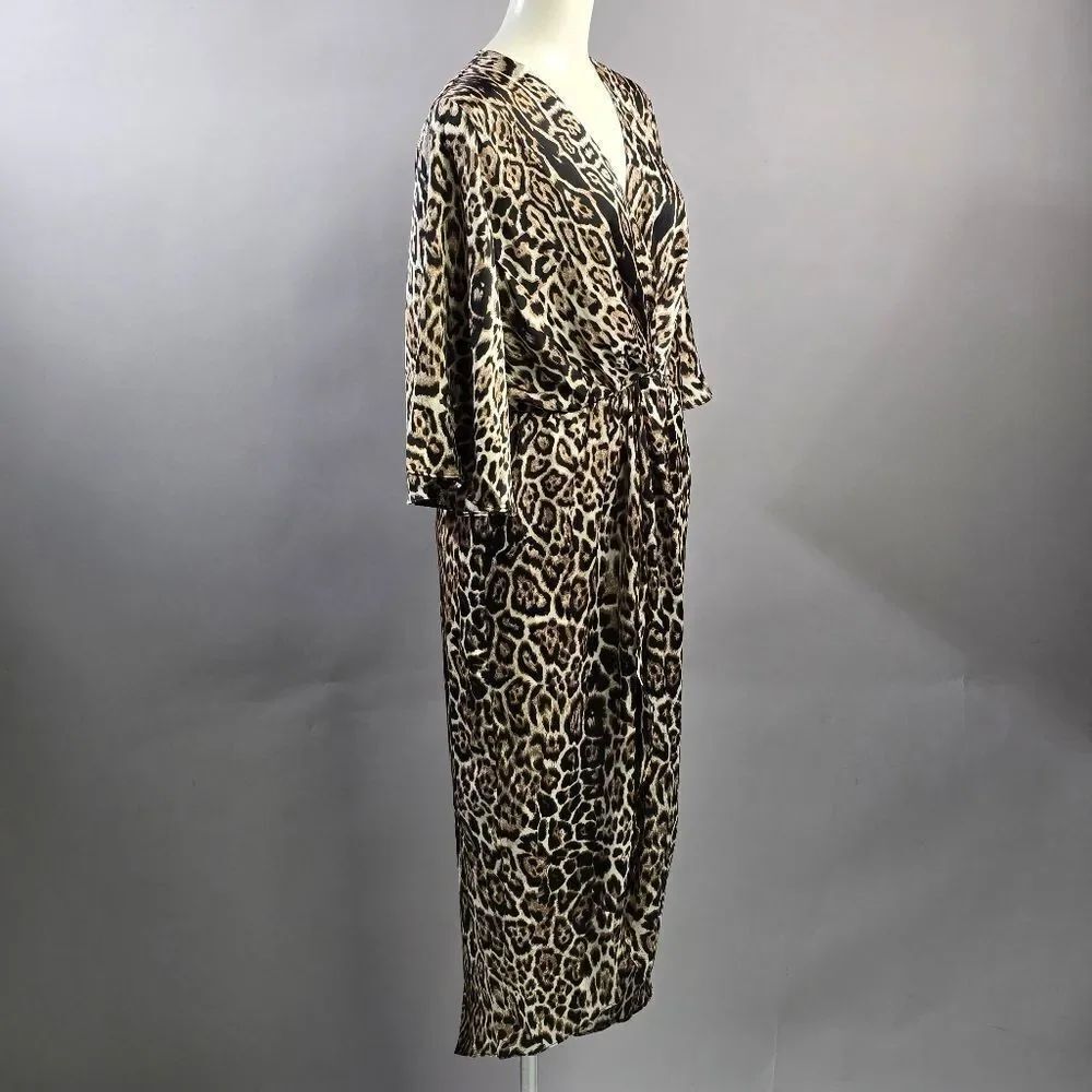 Leopard Print Kimono Dress (Rack 9) - Picture 4 of 11